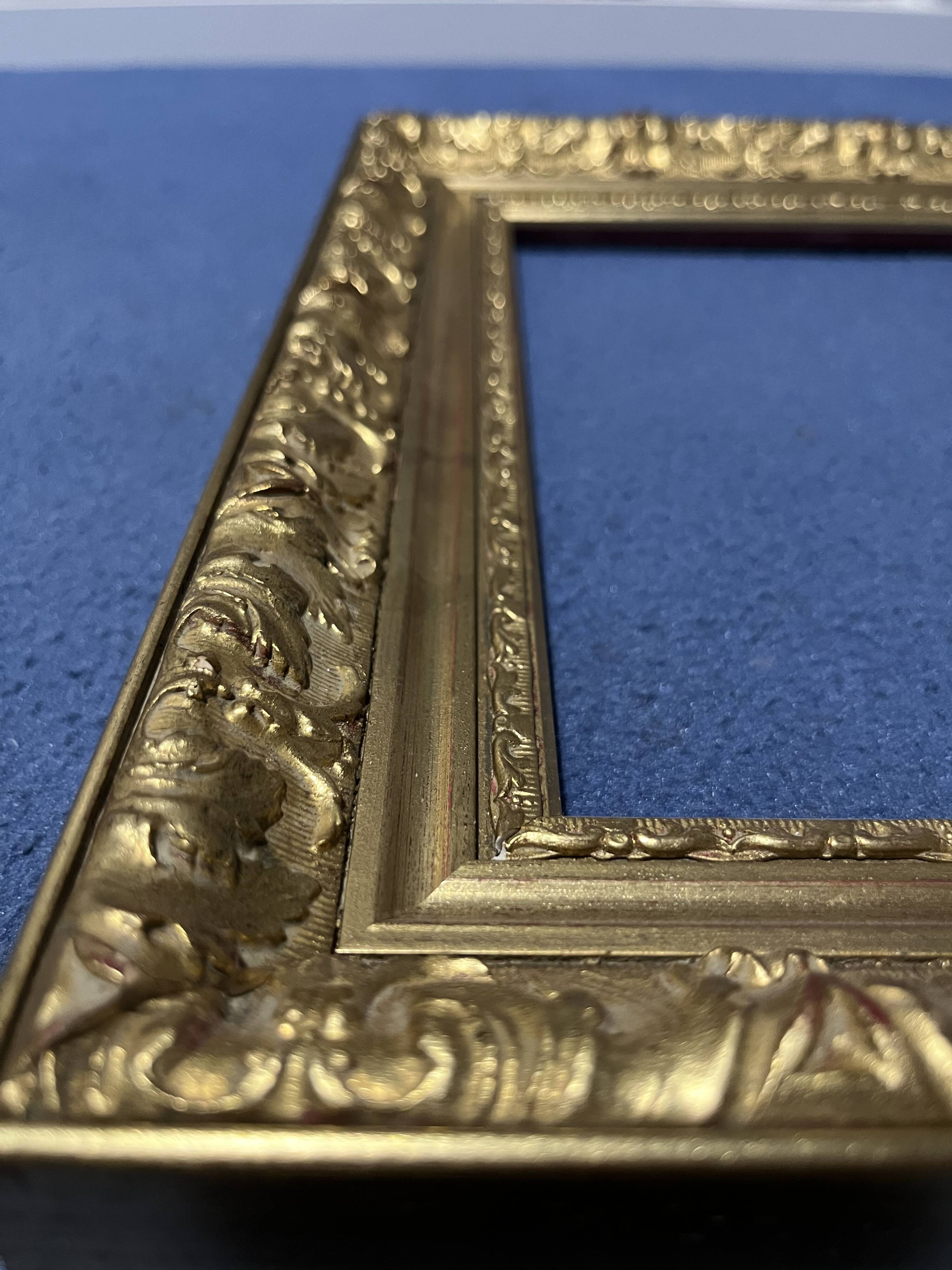 19th-century gilded picture frame