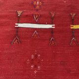 Tapis kilim tribal marocain fait main 98x156 cm
