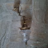 Bronze pendant light from 1970