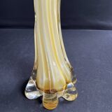 Italian art glassware - Large “Sommerso” soliflore vase from Murano