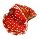 Corbeille en ceramique tressée rouge
