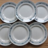 6 flat plates in iron earth Moulin des Loups model Pasteur