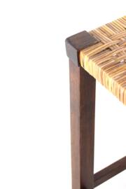 Wooden Stool - japandi style -vintage - mid century