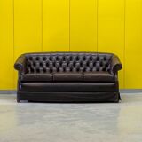 Canapé 3 places Chesterfield des années 1980