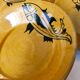 Lotd e 6 hollow plates in hand-painted faience