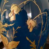 Pair of large vases Jaget and Pinon decoration with poppies 1920
