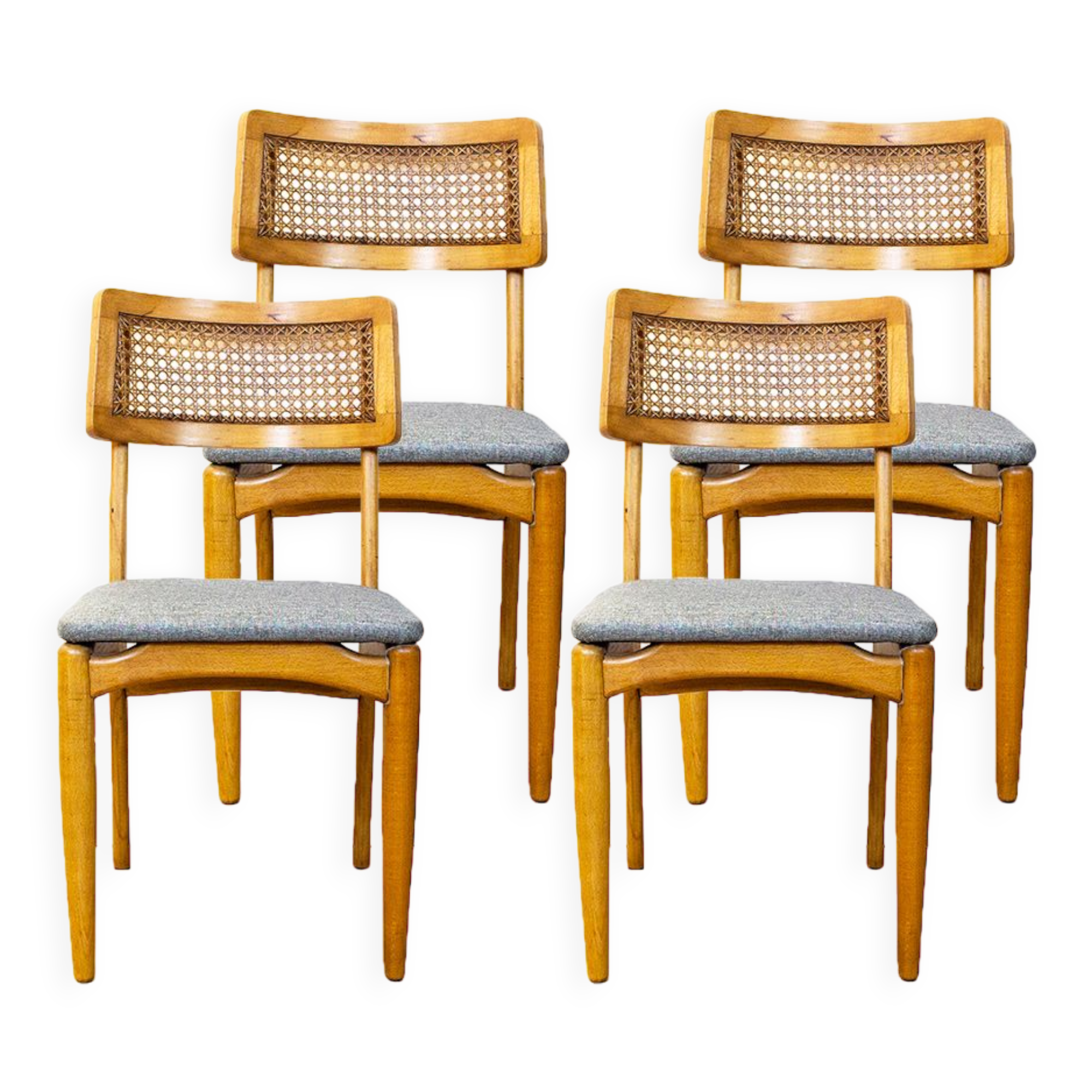 Mid Century chair, Spain, 1950's, Set of 4