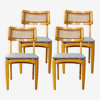 Mid Century chair, Spain, 1950's, Set of 4