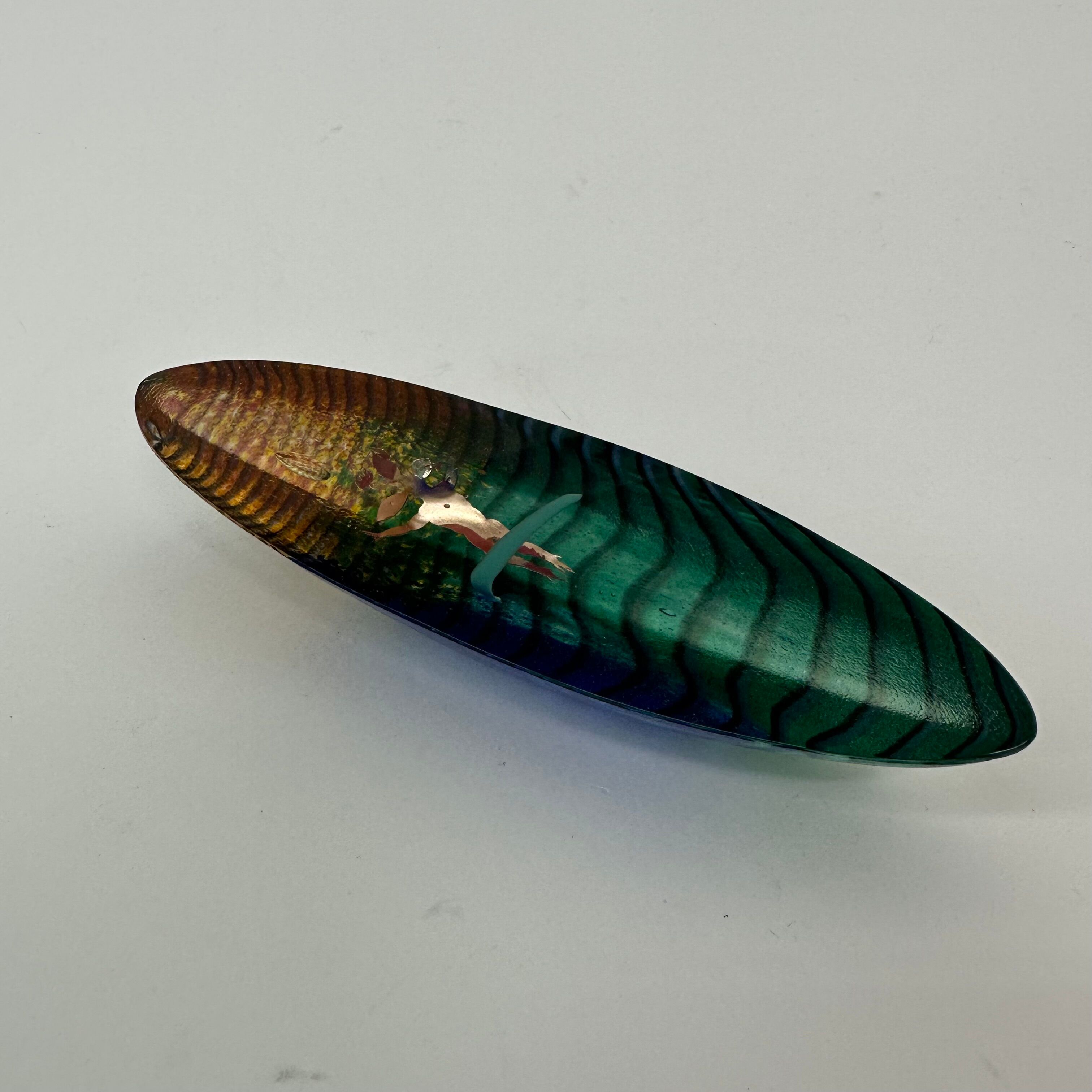 Bertil Vallien for Kosta Boda glass tidy, 1990's  Sweden