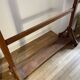 Vintage exotic wood coat rack