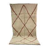 Handmade moroccan berber carpet 260 x 132 cm