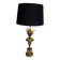 Palm Tree Table Lamp in Brass, Neoclassical Style, in the Taste of Maiso