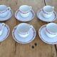 12-piece coffee service in porcelain Victoria from Czechoslovakia
