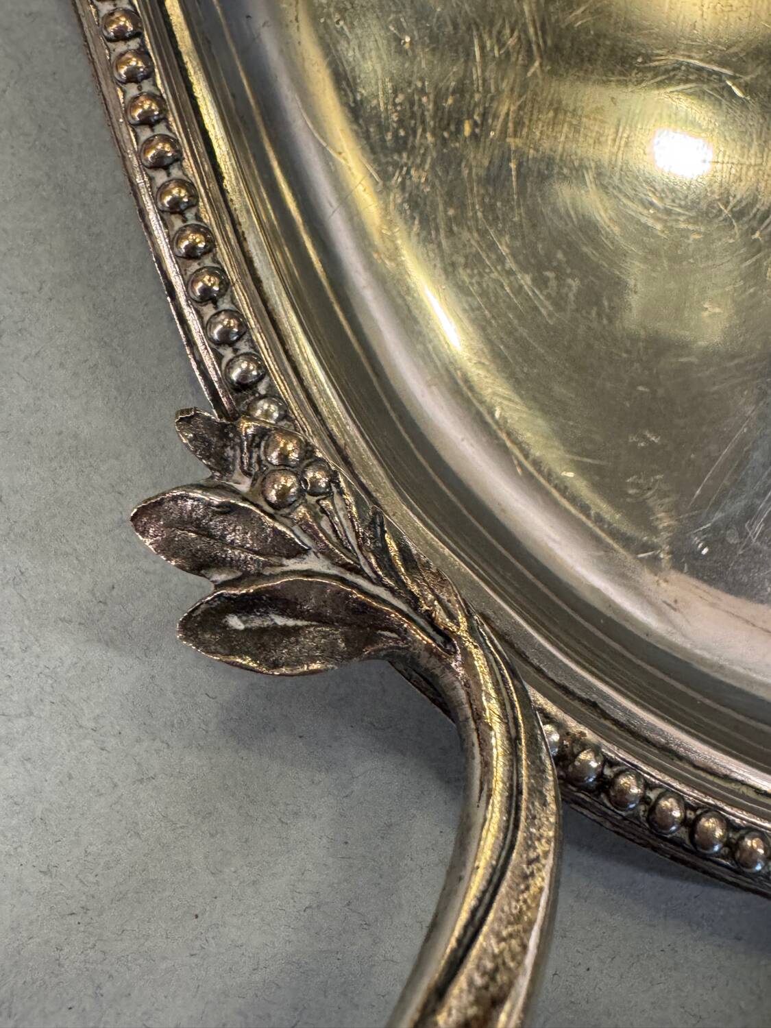 Silver-plated serving dish – early 20th century