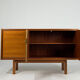 Vintage teak sideboard HiFi cabinet 60s 70s mid-century cupboard