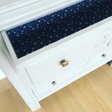 Renovated vintage art deco chest of drawers