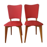 Paire de chaises vintage 50's