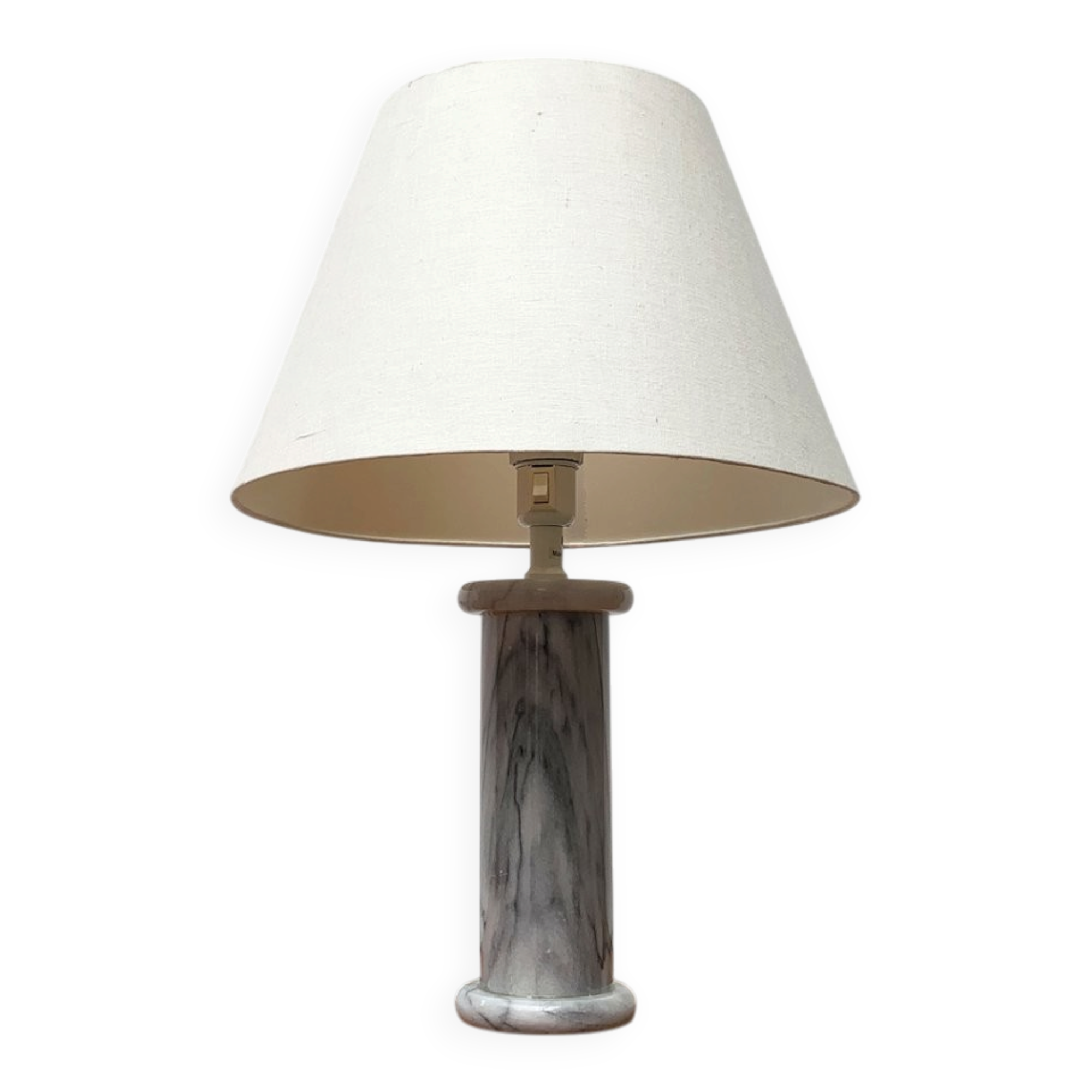 Lampe de table en marbre postmoderne vintage d'Ikea, années 1980