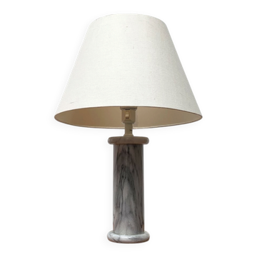 Vintage Postmodern Marble Table Lamp from Ikea, 1980s