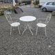 Wrought iron garden furniture