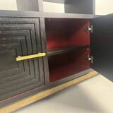 Meuble buffet asymétrique des années 1990