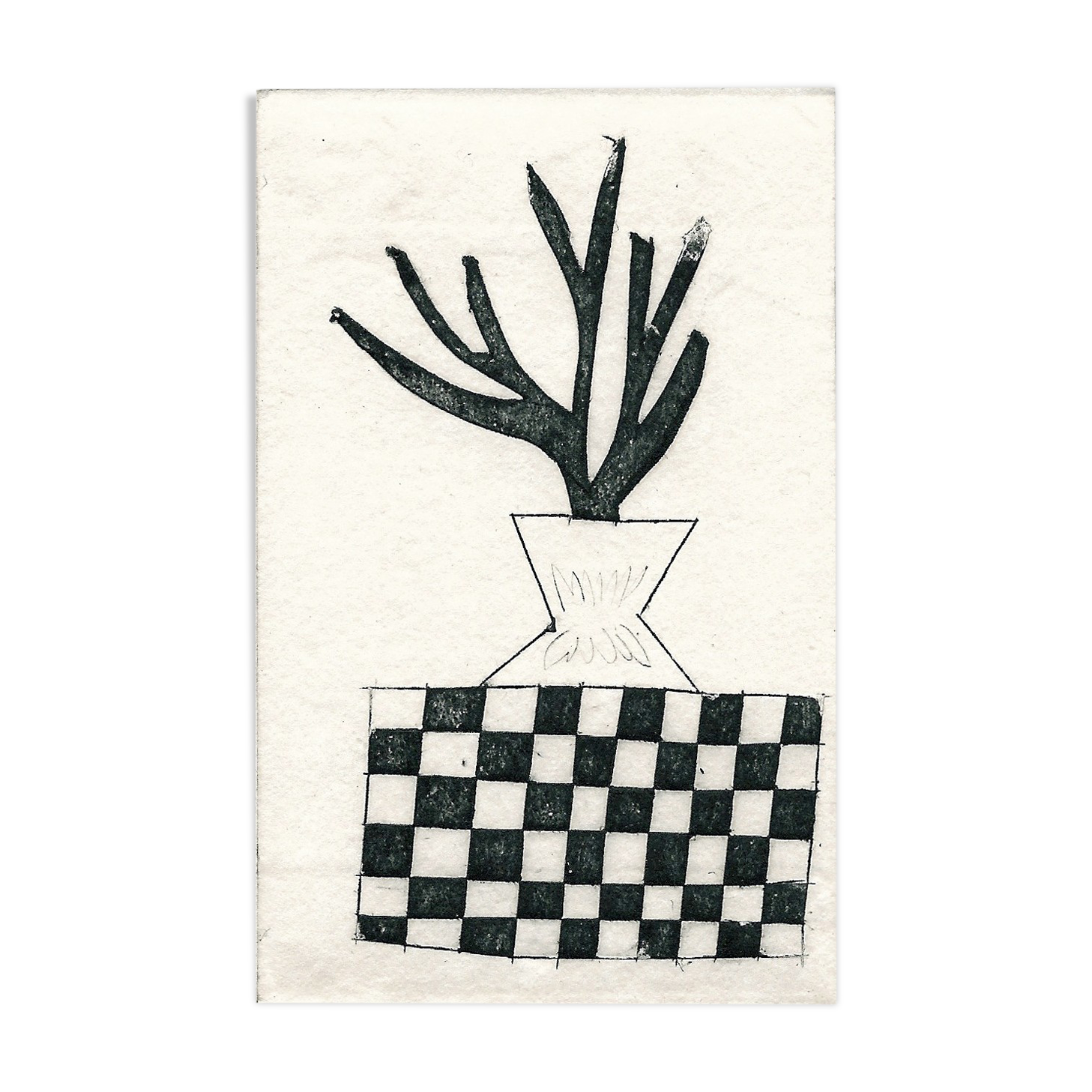Plant and tiles I