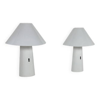 Pair of vintage wall lights, Arlus model Ibiza, metal and perspex, France 1970.
