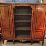 Library screen inlaid 3 doors