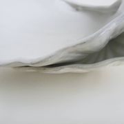 Pair of shell wall lights, in white ceramic. 80s 90s