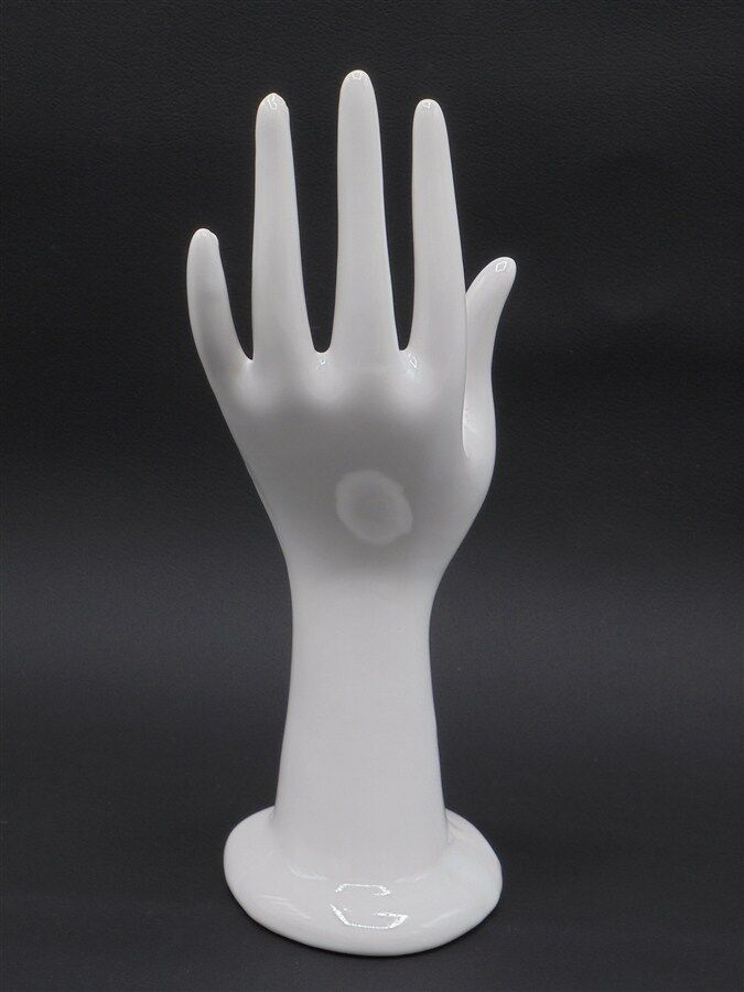 White ceramic hand