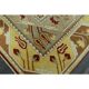 1970s Vintage Turkish Oushak Handmade Wool Cotton Beige Area Rug 155x233