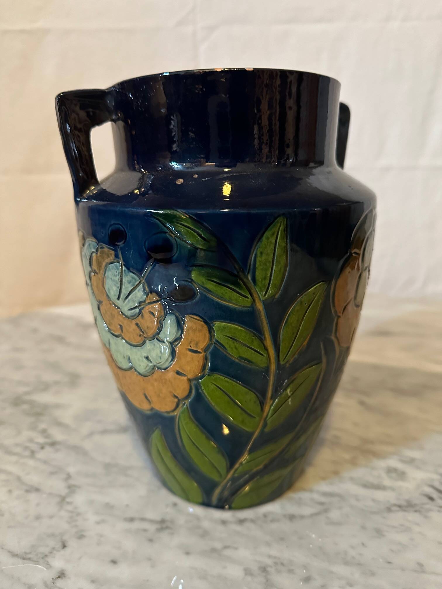 Fauquet terracotta vase