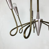 Hanging chandelier, italy 1950