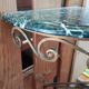 Console fer forgé 1950