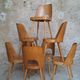 Set of 8 TON515 chairs by Oswald Haerdtl, Czech vintage 1955