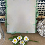 Vintage Italian metal mirror
