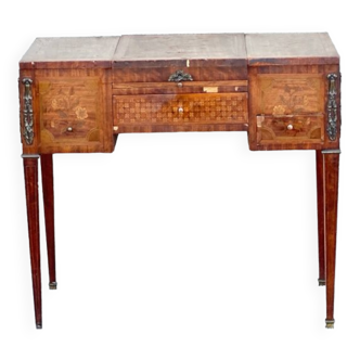 Louis XVI style marquetry dressing table