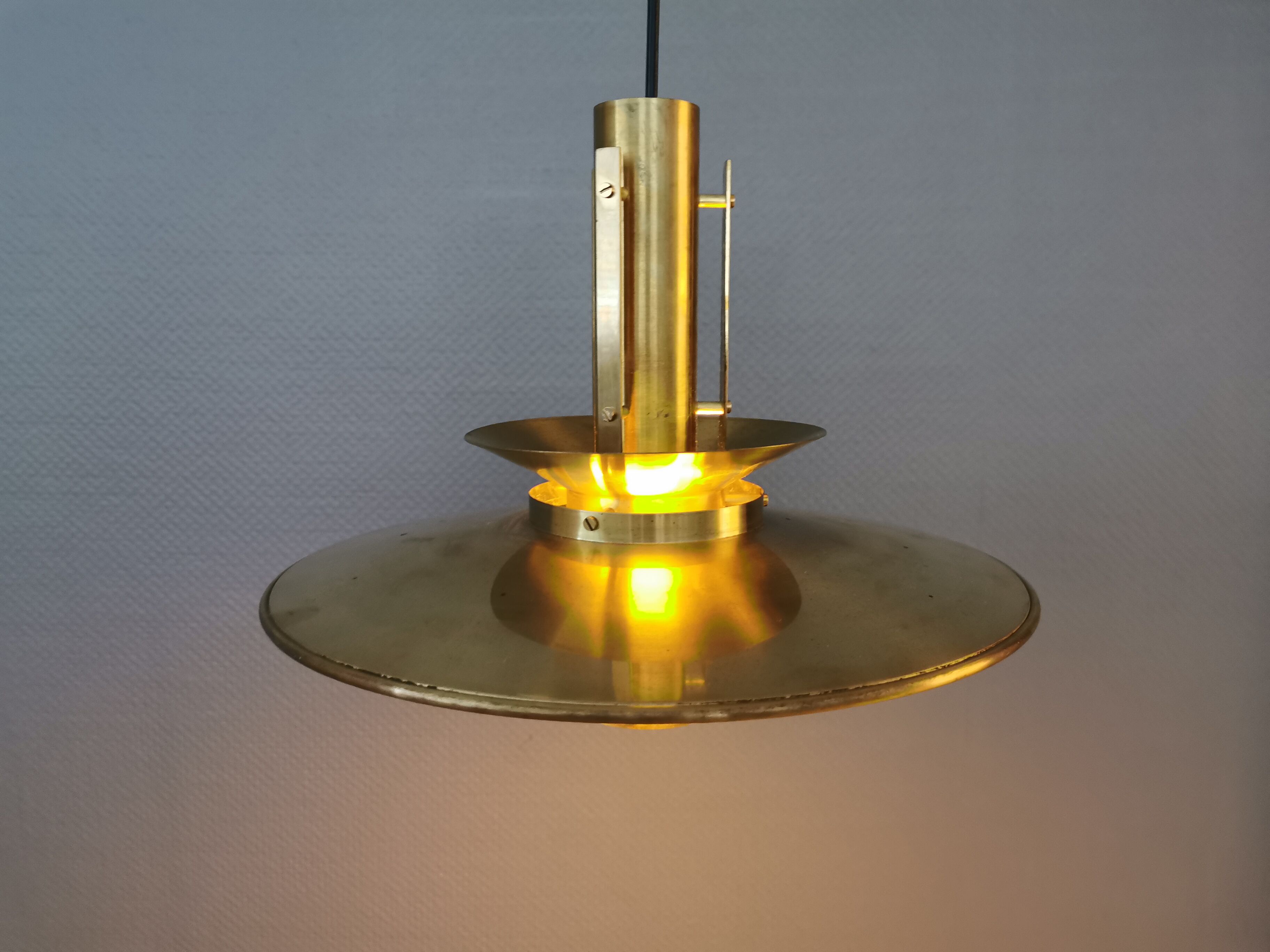 Danish hanging lamp, designed by T.H Valentiner in the 1960s