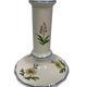 Candle holder in Gien, birds of paradise decor
