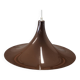 Brown pendant lamp, Danish design, 1960s, production: Denmark