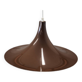 Brown pendant lamp, Danish design, 1960s, production: Denmark