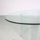 1980s Oval coffee table by Galotti & Radice from Italy