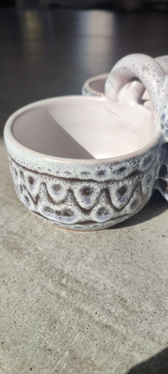 Tripod ceramic bowls by Jean Austruy from the 1950s/60s.