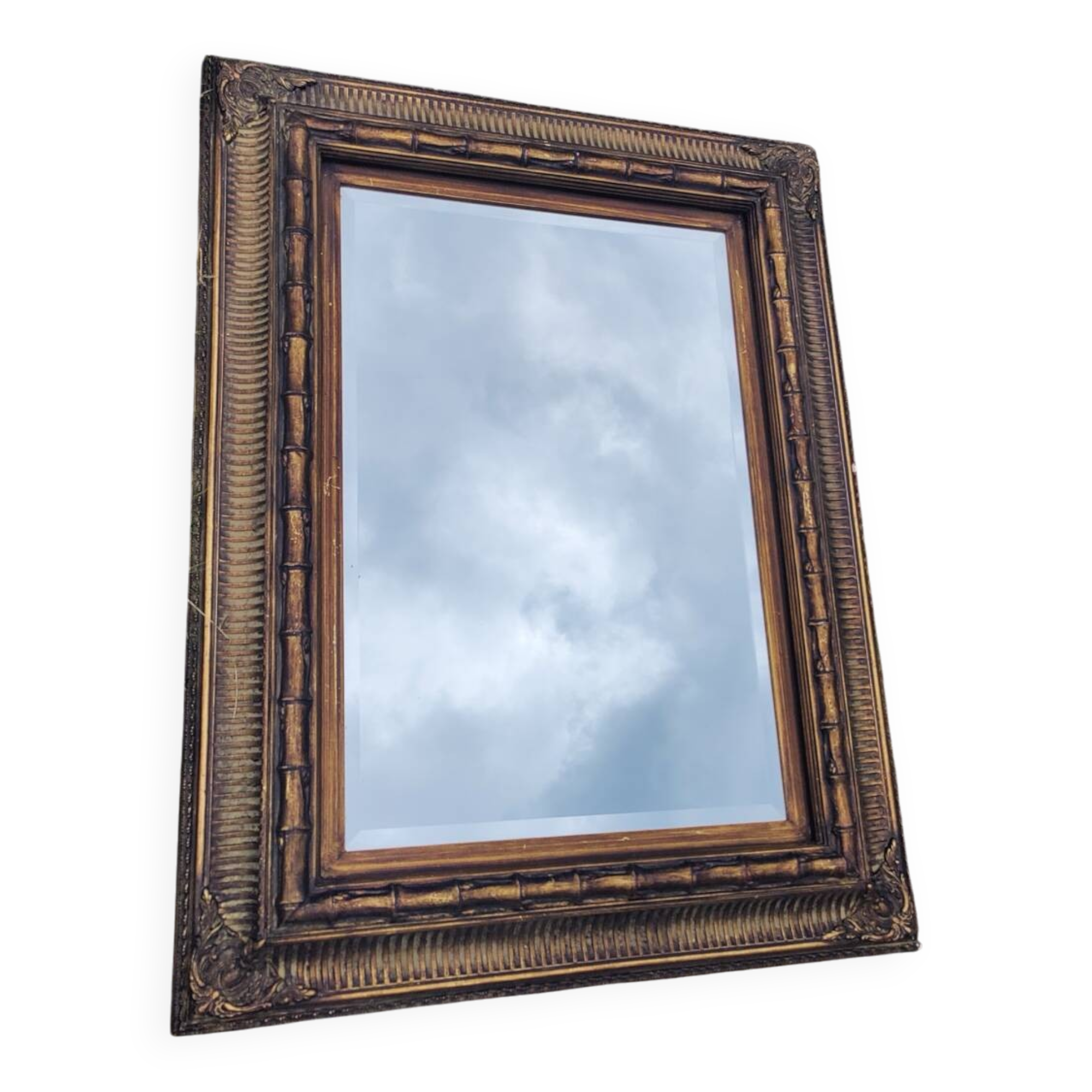 Large antique mirror