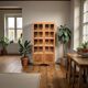 Art Deco Parisian glass-fronted wardrobe, demountable