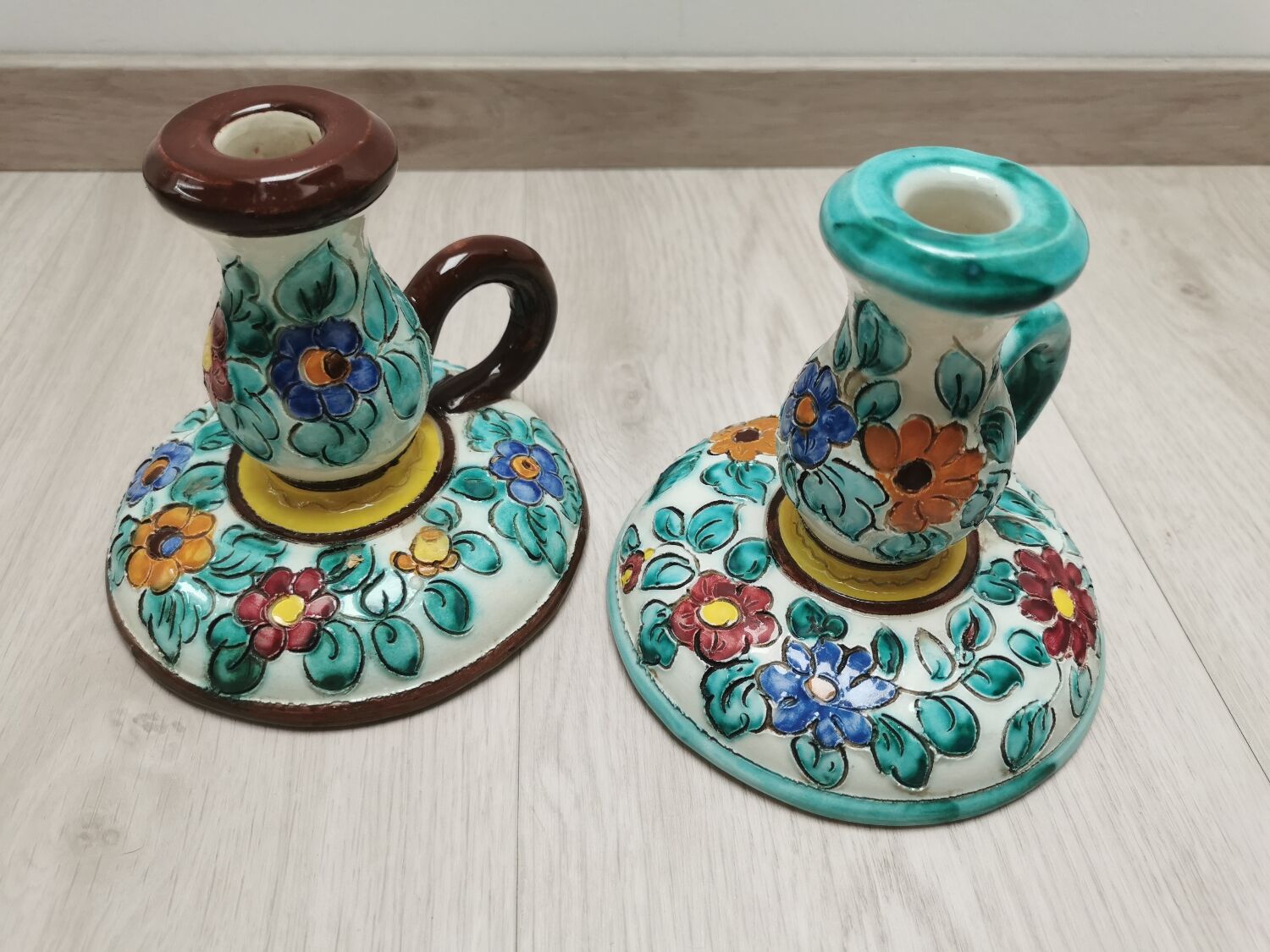 Cerart Monaco flower candlesticks