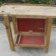 Old wooden workbench for children