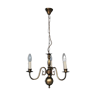 Dutch chandelier in bronze 3 branches