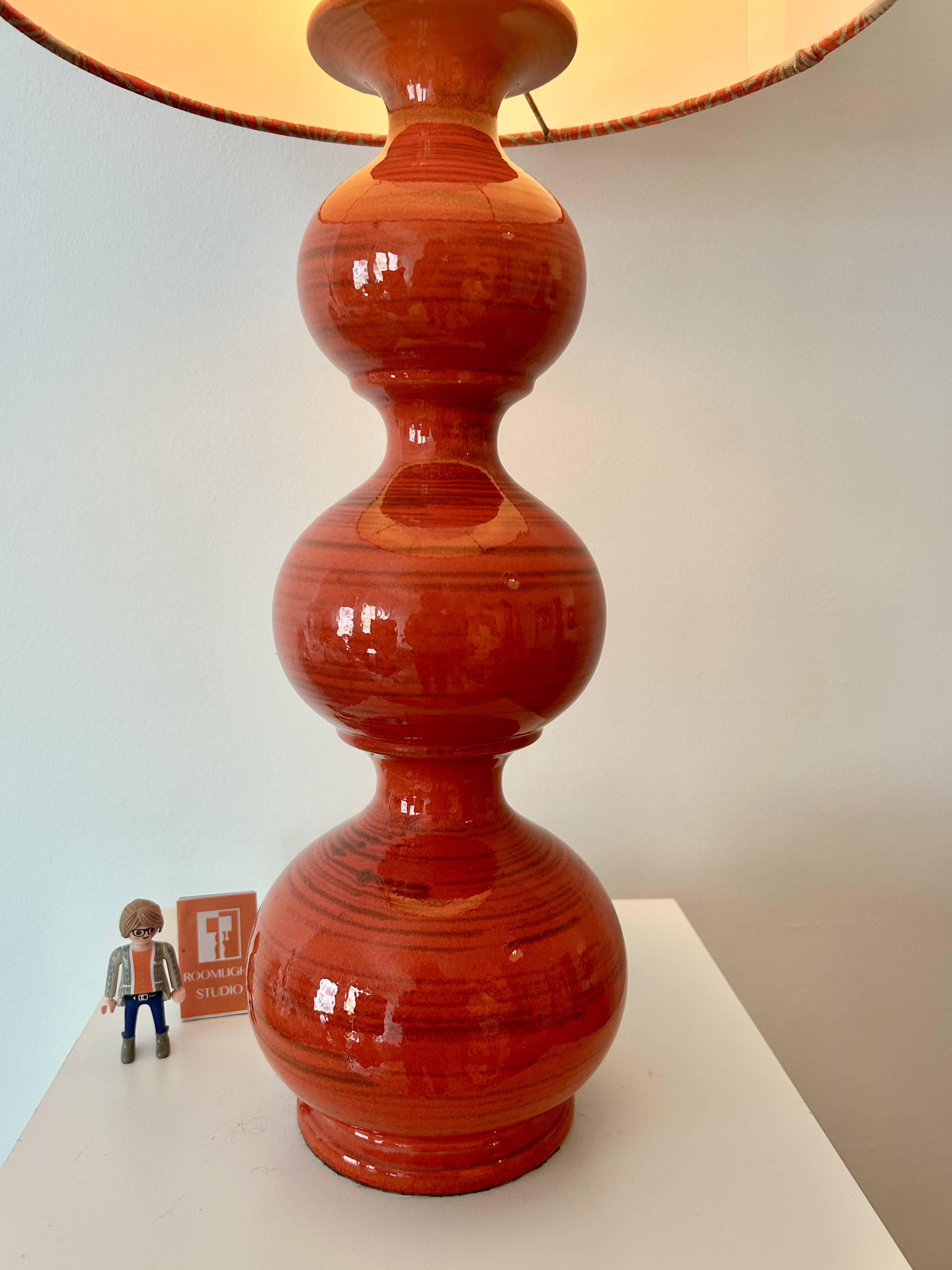 Kaiser Leuchten – Mid-Century Bubble Lamp in Fire Red