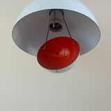 Vintage Louis Poulsen Flowerpot Lamp - Verner Panton - VP1 - Enamel
